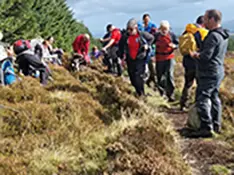 Photograph from a walking event
